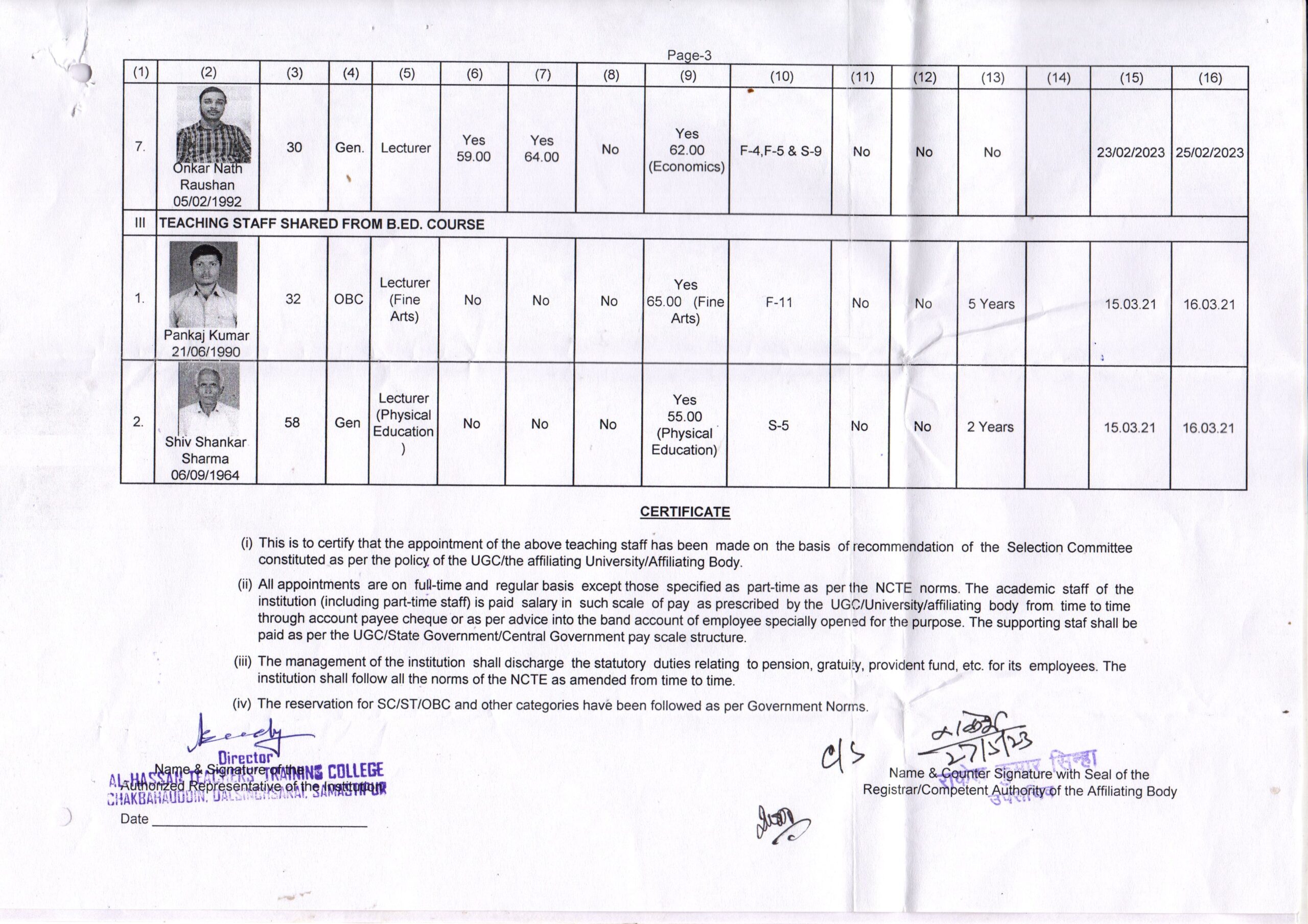 Faculty Member 1